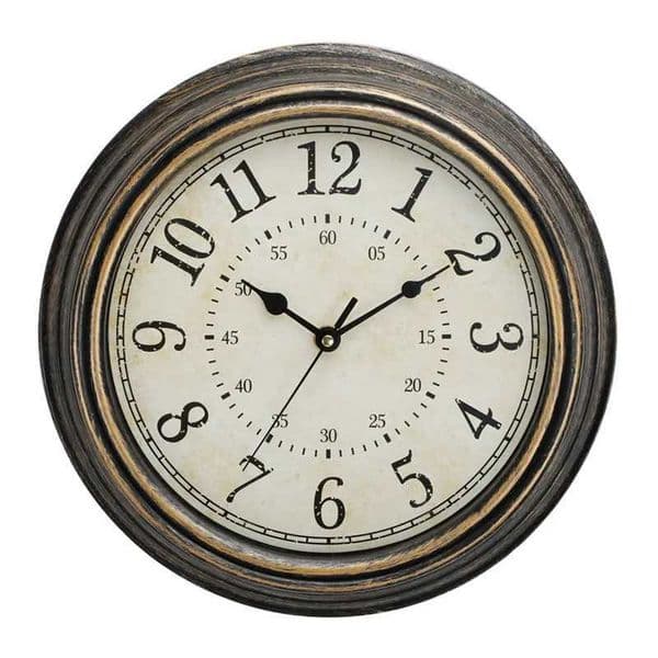 12 Inch Silent Wall Clock Antique Shabby Art Style Creative Retro Quartz Clocks Vintage Horloges Reloj Pared Klok Living RoomM240731