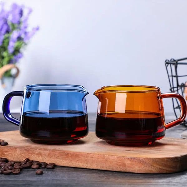 300/550ml High Temperature Resistant Glass Coffee Pot Pour Over Range Coffee Server Carafe Drip Coffee Cup Milk Jug Tea Kettle 240731