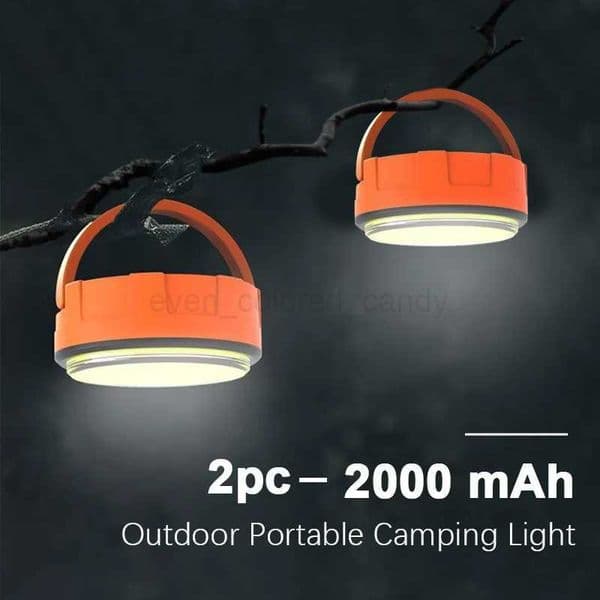 Portable Camping Lights Outdoor Lighting Rechargeable Led Lamp 5000mAh Dormitory Hanging Magnetic Suction Led Camping LampsB240731