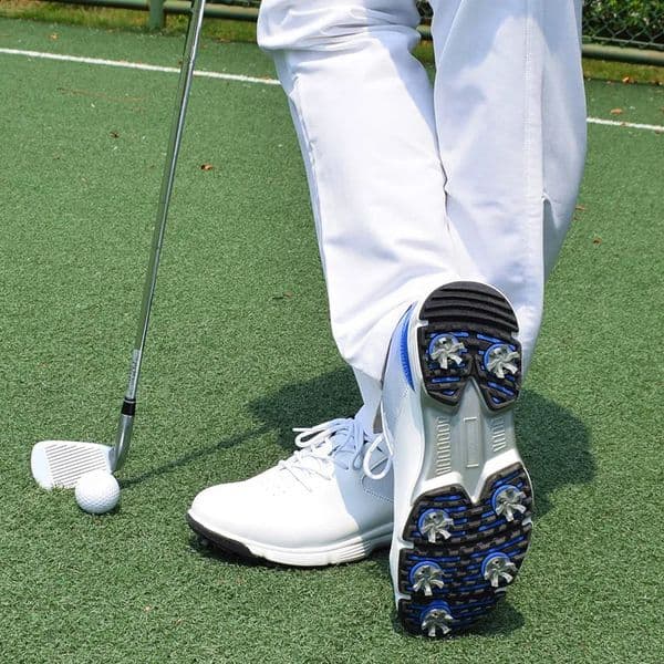 Designer Shoes Men Professional Golf Shoes Waterproof Spikes Golf Sneakers Black White Mens Golf Trainers Big Size Golf Shoes For Men