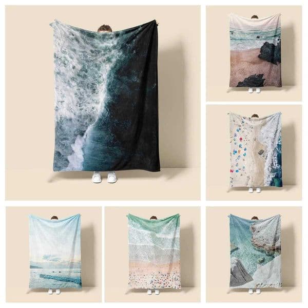 Beach Home decoration plush Throw Sofa blanket Anime animals Bedspread on the bed fluffy soft blankets decor Plaid Modern Y240730