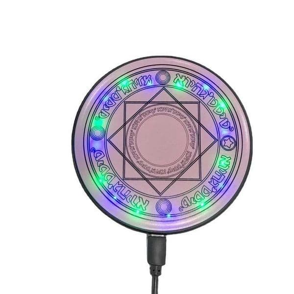 Fast Charging 10W Multifunction Rapid Charger Creative Magic Array Wireless Charger Mobile Phone Universal Light Emitting M240731
