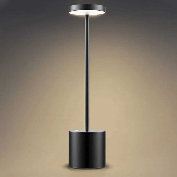Rechargeable Table Lamp LED Touch Sensor Desktop Night Light Wireless Reading Lamp For Restaurant Hotel Bar Bedroom Decor Light B 240802B240904