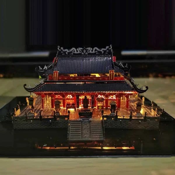 MU 3D metal Model kits Confucius Temple DIY Laser Cutting Assembly JigsAW Puzzle Toy Desktop GIFT For AdultsM240731