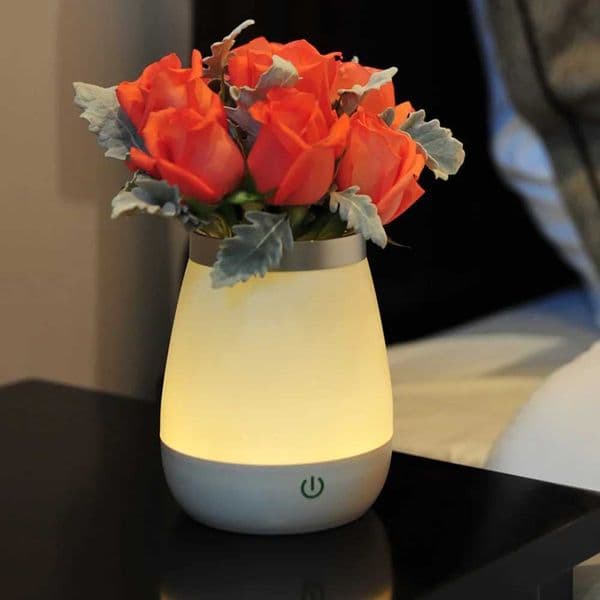 Decor Vase Lamp Table Lamp Dimmable USB Rechargeable Nursery Night Light Home Bedroom besides resturant living room lamps B240904