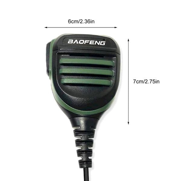 Baofeng Walkie Talkie Microphone PTT Interphone Ham Radio Speaker Mic For UV-5R BF888S Two Way Radio Walkie-Talkie Accessories