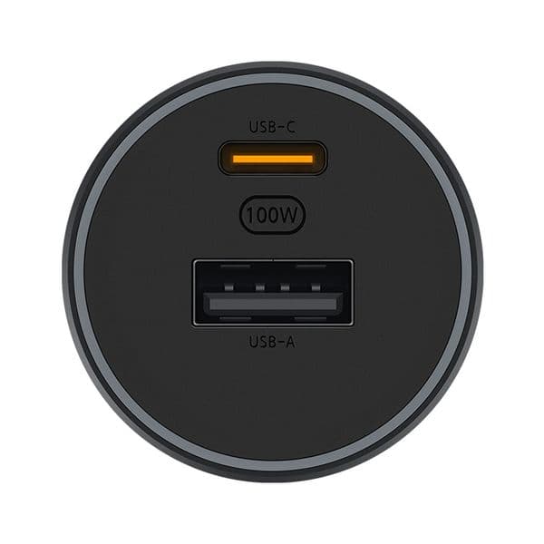 Original Xiaomi Car Charger 100W Max USB-C USB-A 5V 3A Dual Output 18W Fast Charging LED Charger For Samsung Huawei