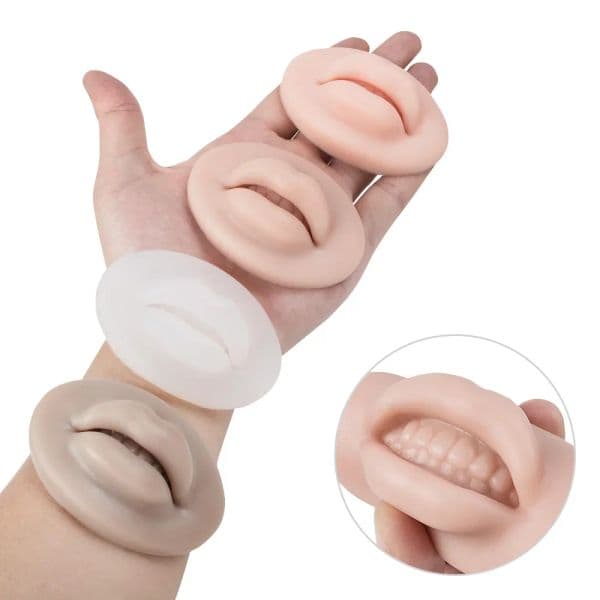 Designer 1Pc art Microblading 5D Silicone Practice Lips Skin European Solid Lip Block For PMU Beginner Training Tattoo Permanent Makeup Tools Free Shipping
