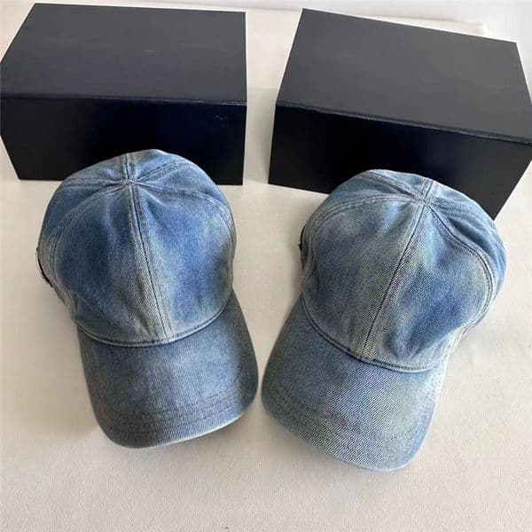 New Spring Summer women Baseball Hat Tie Dyed Denim Duck Tongue Hat Outdoor Travel Sunshade Hat Couple Hat Trendy and Versatile