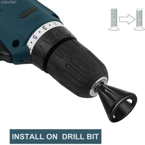 Deburring External Chamfer Drill Bits Hex Triangle Drill Deburr Copper Screw Thread Repair Chamfer Drill Power Tools Accessory