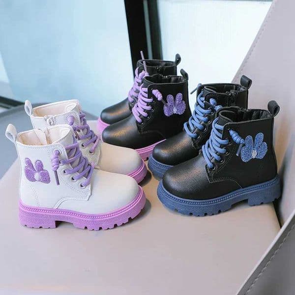 Princess Shoes for Girl Leather Boots Fashion Edition Baby Shoes Winter Shoes Girls Childrens Shoes Girls Fashion Boots Botas M241102