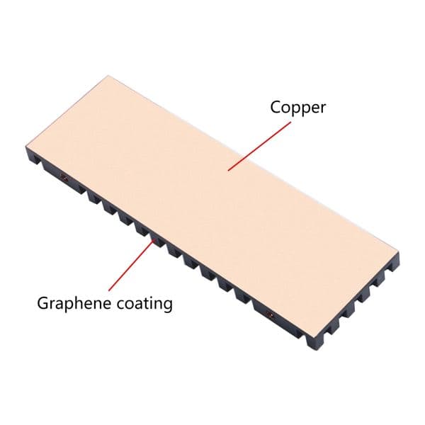 Copper Cooler M.2 NGFF SSD Solid State Hard Drive Heat Sink 2280 Desktop HDD Dedicated M.2 PCI-E NVME Radiator