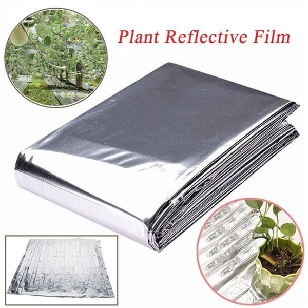 1-30PCS Silver Mylar Highly Plants Reflective Films for Grow Tent Room Garden Greenhouse Farming Plants Covering Sheet
