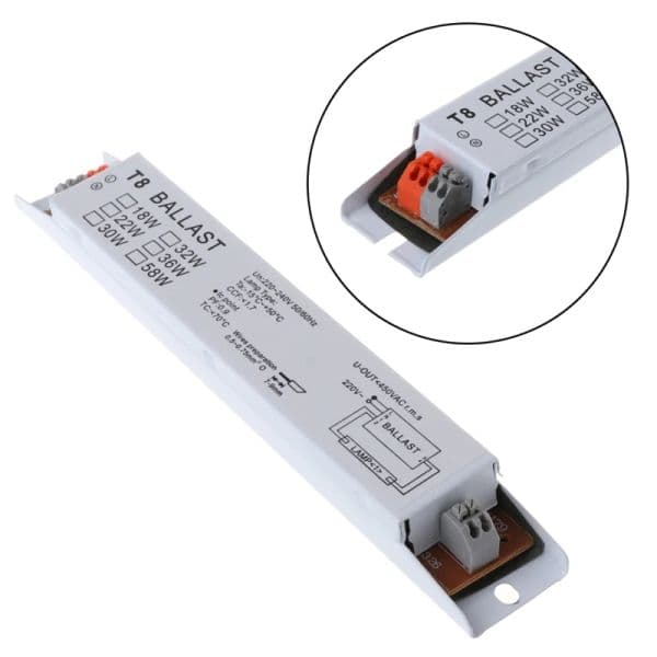 2x18/30/58W Wide T8 Adaptable Electronic Fluorescent Lamp Ballast 87HA