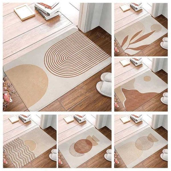 Anti-slip Bath Mat Bathroom Small Rug Shower Mat Home Decor Door Mat Kitchen mat Bedroom Entrance Room Mats boho abstract modernXJ241101