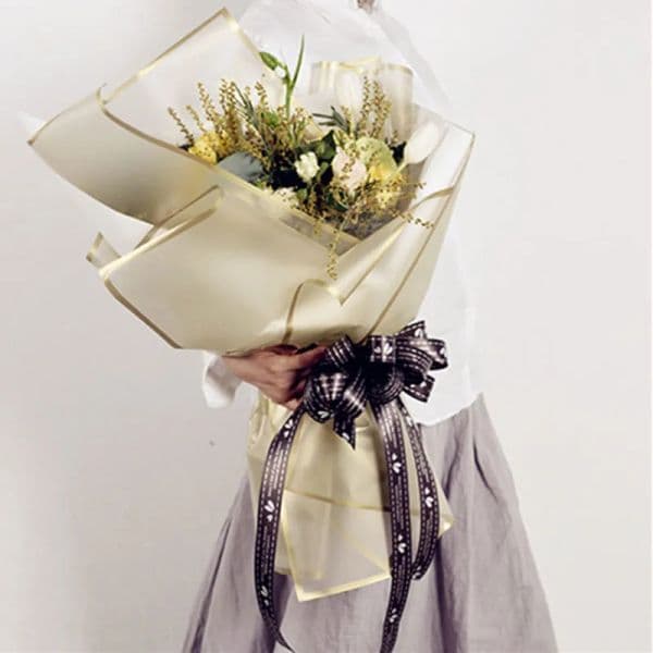 New Gift Wrap Flower Packaging Paper Handmade Packaging Material Paper Bouquet Florist Supplies festival Gift Wrapping Paper 120pcs