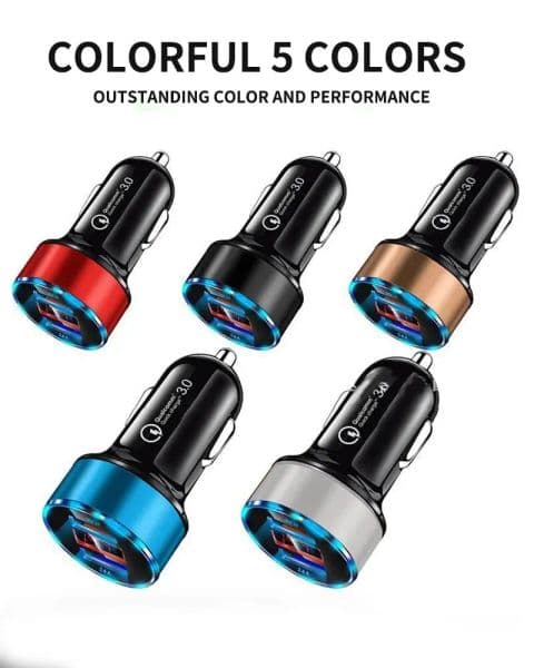 1pc JMGC001A new New 2025 Car Charging Digital Display Car Charging Dual USB Car Charging Multifunctional Intelligent Car Charger