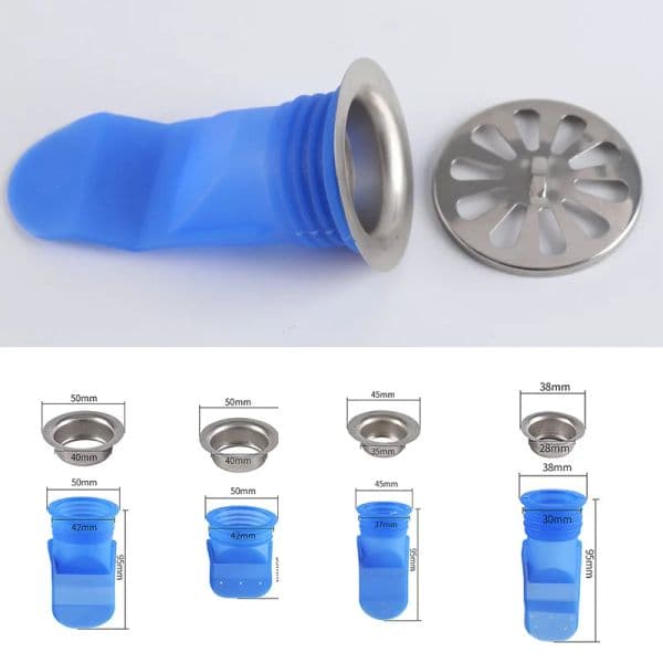Floor Drain Seal Drain Deodorant Silicone Core Insect Control Backflow Preventer One Way Valve for Bathroom Pipes Tube In Toilet