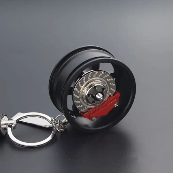 Keychains Alloy TE37 Wheel Keyring Auto Accessories Motor Ring For Car Key Chain