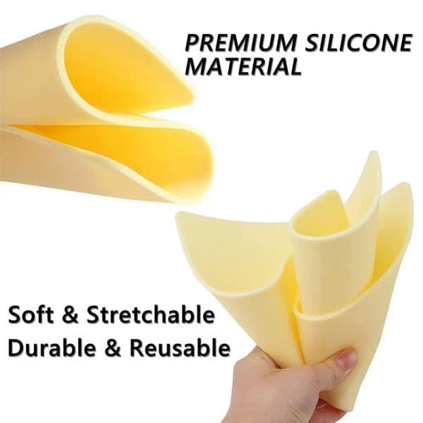 3MM Thick Tattoo Practice Skin Blank Double Sides Big Size Tattoo Practice Fake Skin for Permanent Makeup