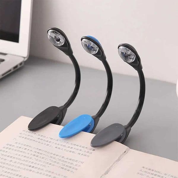 Book Light Mini Led Flexible Night Light Clip-On Desk Lamp Light Reading Lamp for Travel Bedroom Flexible USB LED Lights LampLX241102