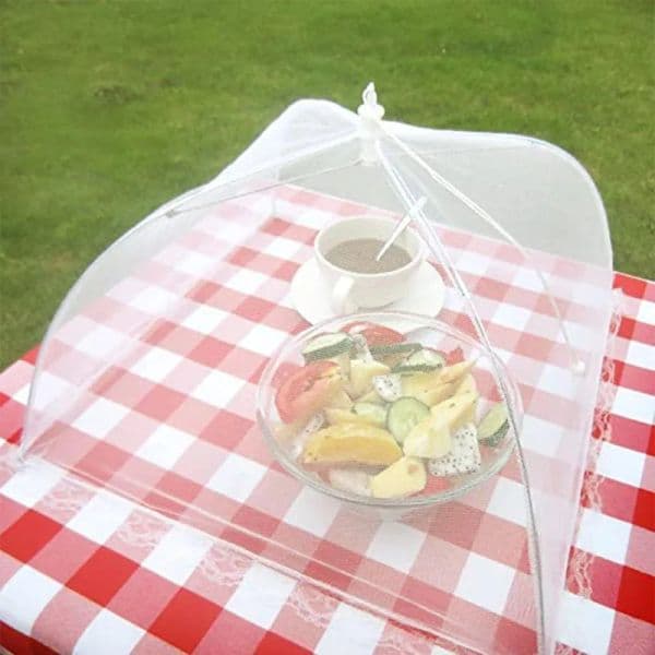 1e7e7 Hot Sale Mesh Cover Fly Foldable Food Anti Mosquito Pop-Up Food Cover Umbrella Meal Vegetable Fruit Breathable Cover Kitchen Accessories