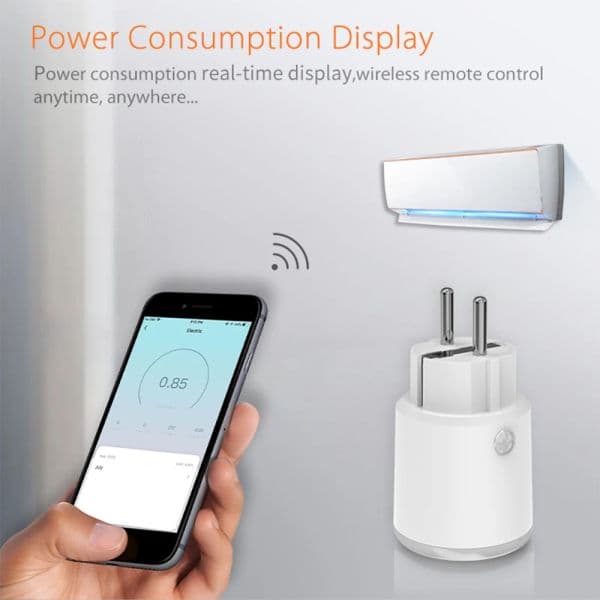Homekit Tuya Smart Zigbee 2025 3.0 Power Plug 16A EU Outlet 3680W Meter Remote Control Work With Zigbee2mqttt and new Tuya Homekit App