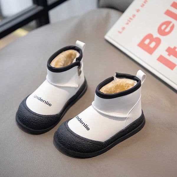 High Quality New womens winter warm cotton color matching soft breathable non slip childrens fashionable casual boots childrens boots T241102