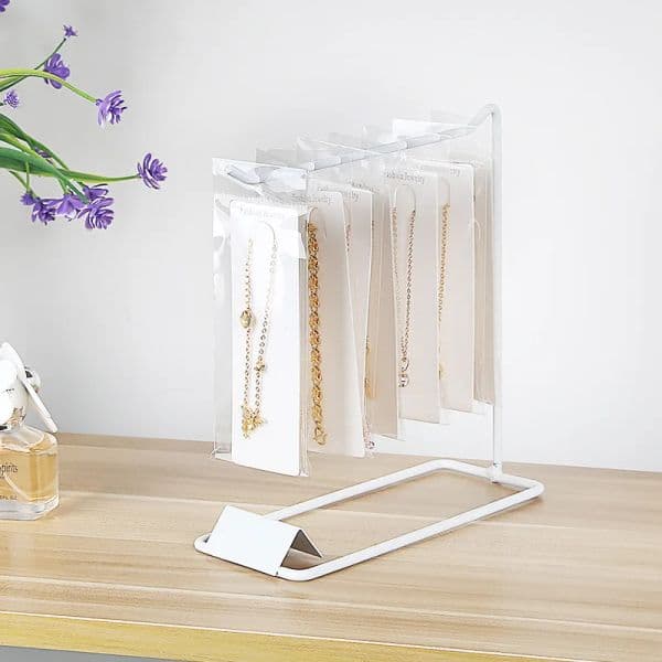 Desktop Storage Holder, Lipstick and Keychain Organizer, Pendant Rack for Jewelry Shop