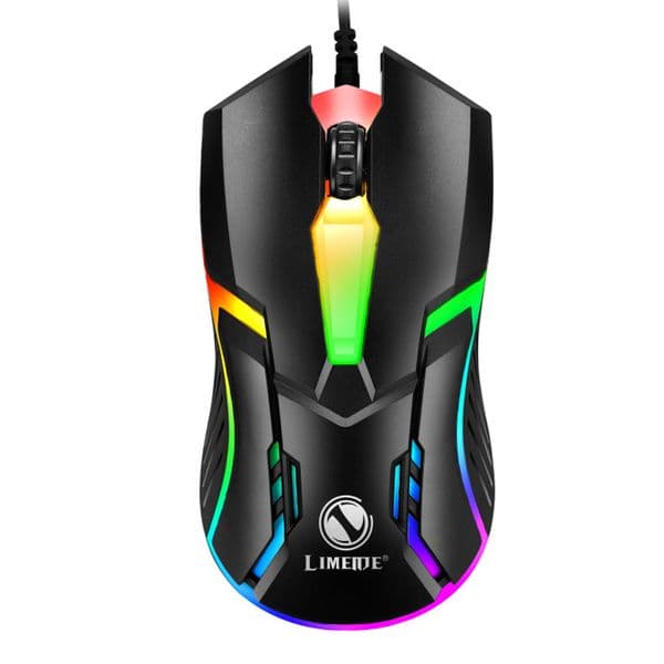 Luminous Mouse 3D 3 Buttons USB Mice Wired 1.4M Backlit Mouse Competitive Gaming Mice With RGB Back Light for Notebook Office