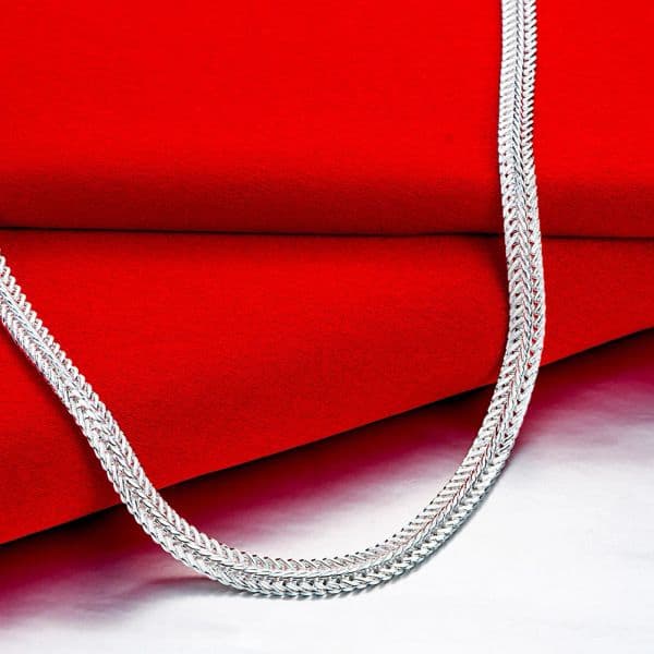 2026 New Luxury Designer Jewelrytop Fine 925 Sterling Silver Snake Style Chain Necklace For Woman For Women Men Jewelry Wedding Engagement Gifts 50-60Cm Free Sh