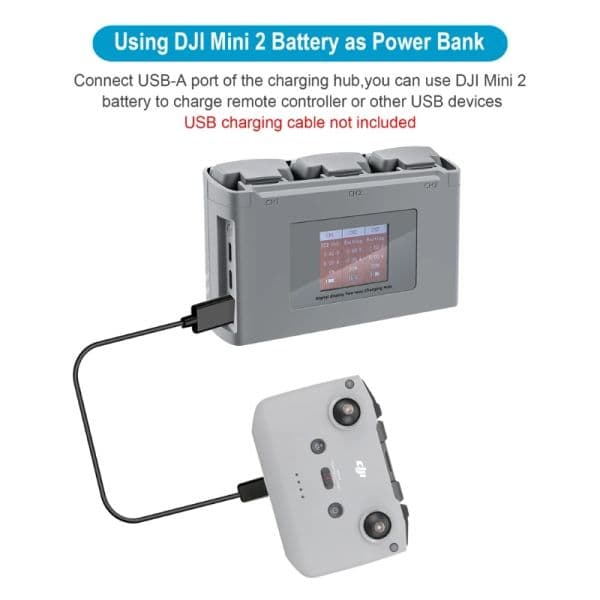 SALE Mini 2 Two-Way Charging Hub Charge Multiple Batteries for DJI Mavic Mini SE/Mini 2 with Color LCD Digital Display Charger