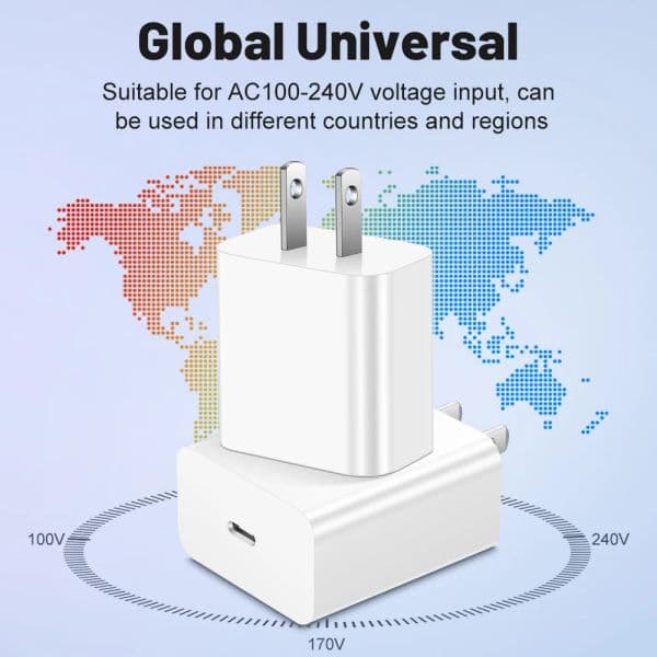 20W PD Fast Charge Charger USB C Charger For iPhone 15 14 13 Pro Max iPad Samsung Quick Charge 3.0 Type C Phone Charger Adapter