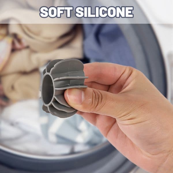 1/3/6Pcs Silicone Laundry Ball Anti-Winding Reusable Clothes Cleaning Tools Washing Machine Pet Hair Remover Soft Laundry Balls