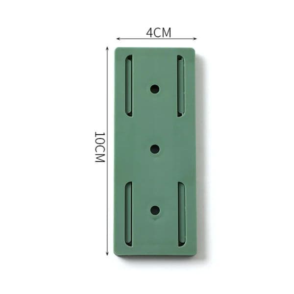 Wall-Mounted Holder Punch-Free Plug Fixer Self-Adhesive Socket Fixer Cable Power Strip Holder Cable Wire Organizer Rack