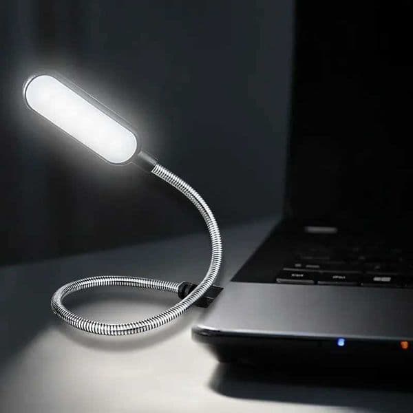 Portable USB Reading Night Lamp Mini 6 LED Book Lamp White/Warm Color Table Desk Lamp For Laptop Power Bank Notebook PC ComputerLX241102