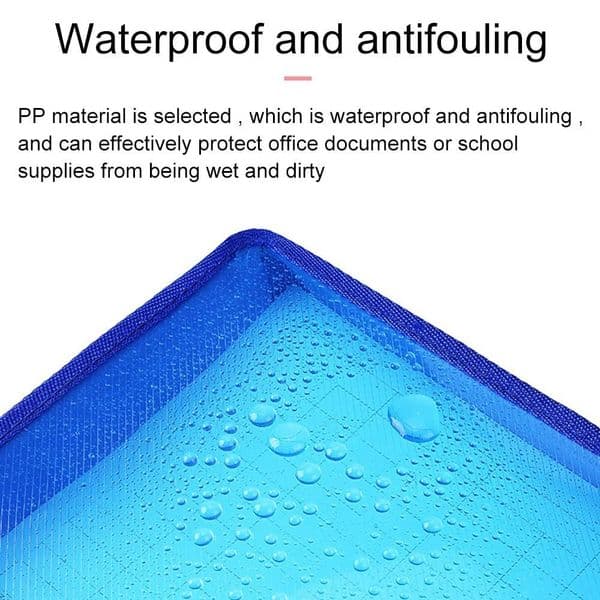 A5 File Folders Large Capacity Office Stationery Storage Pouch Document Bag Pouch Envelope Folder PP Plastic Document Folder