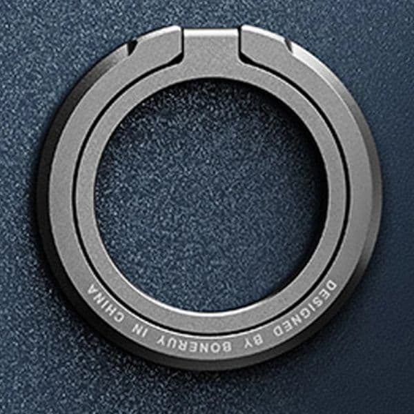 Magnetic Cell Phone Ring Holder Mobile Phone Bracket Removable Cell Phone Grip Kickstand for iPhone MagSafe Samsung Xiaomi