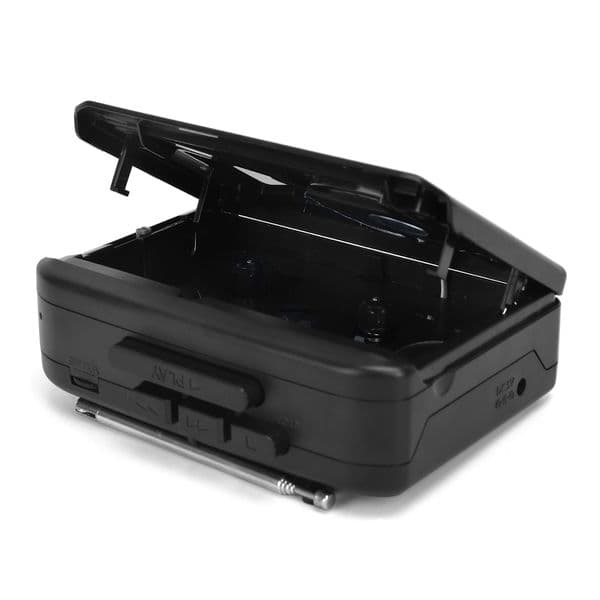 TONIVENT TON009 Portable Cassette Player AM/FM Radio Auto Reverse Auto Stop Mini Stereo Tape Player with 3.5mm Earphone Jack