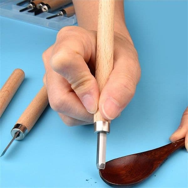8pcs Craft Woodworking Carving Knife 2025 Multi Piece Set Set of Students new Wood Carving Knife Carving Wood Handle Set