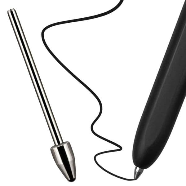 Replacable Pencil Nib Wear Resistant Tablet Touch Stylus Tip Silver Titanium Alloy for Samsung Galaxy Tab S7/S8/S9+ S23 Note20