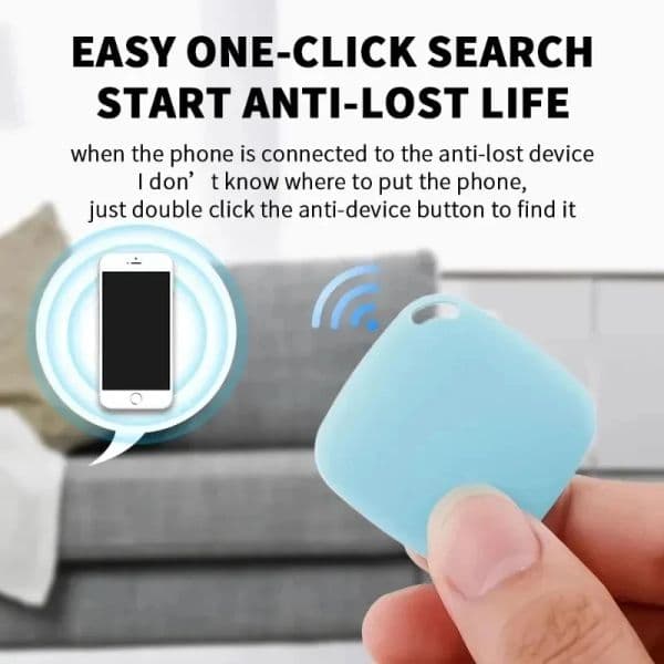 Mini GPS Tracker Anti-Lost Device For Find My App Round Pet Kids Bag Wallet Key Phone Tracking Smart Finder Locator Pk Airtag