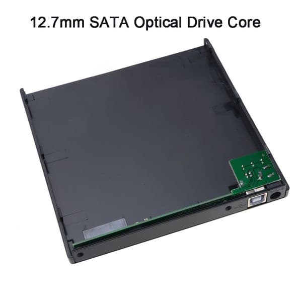 Portable SATA Optical Drive Core 12.7mm External Mobile Enclosure DVD/CD-ROM Case IDE Case Drive Box for Laptop Notebook