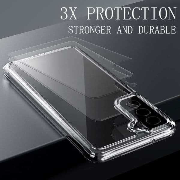 Luxury Hybrid Clear Hard Case For Samsung Galaxy S21 S20 Note20 Ultra Note10 Pro Plus Shockproof Case Cover For Note 20 10 9 8