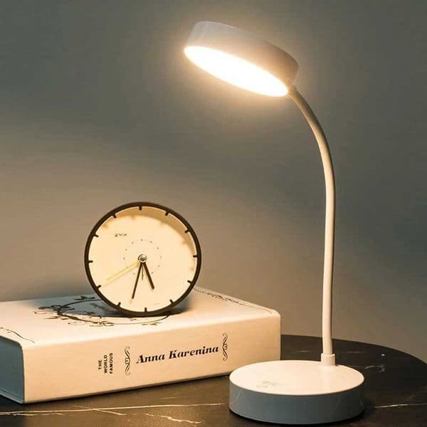LED Desk Lamp 3 Levels Dimmable Touch Night Light USB Rechargeable Eye Protection Foldable Table Lamp For Bedroom Bedside Desk Z250211