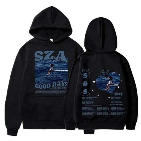 Men's Hoodies Sweatshirts Unisex SZA SOS Good Days printed hooded Strt Wear hooded shirt pullover Harajuku Sportswear Fashion couples casual sports H241104