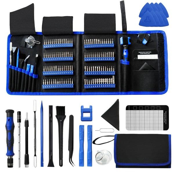 142 in 1 Universal Precision Screwdriver Set With 120 Bits Magnetic Repair Took Kits for Mackbook Computer Laptop PC 240322