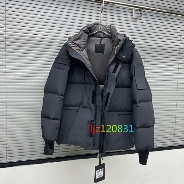 Designer Men's Down Jacket Winter Luxury Jacket Women's Nylon Waterproof Warm Cotton Jacket Hoodie Detachable Sleeve Label Sports Jacket Down Jacket Fluffy Jacket