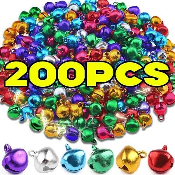 2026 Bell For Crafts DIY Handmade Xmas New Year Ornament Gifts Mix Colors Loose Beads Small Jingle Bells Christmas Decorationxj241026 Free Shipping
