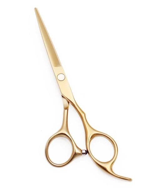 1 piece of 5.5-inch barber shop professional barber Japanese 440C steel cut gold C888XJ250403